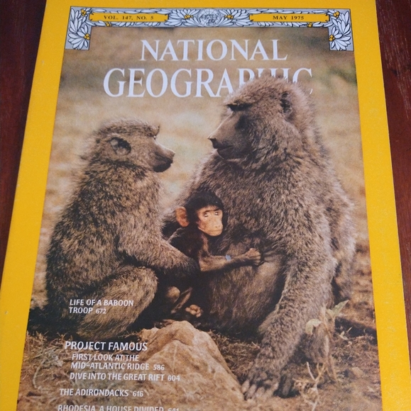 Vintage National Geographic Magazine May 1975